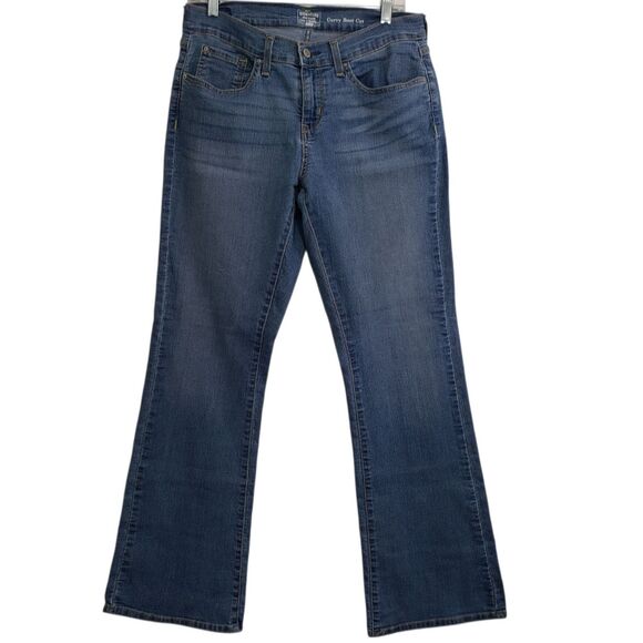 Levi Strauss Signature Women's Curvy Boot Cut Jeans, Size 12 M - Picture 1 of 9